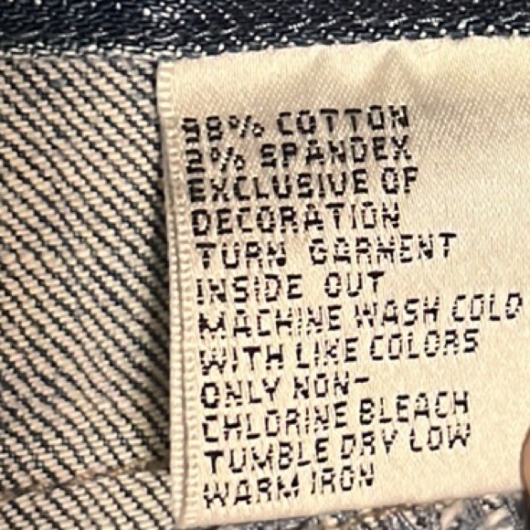 Talbots, 98% Cotton, 5-Pocket, Denim, Stretch Cropped Jeans, Size 12 - Picture 8 of 10